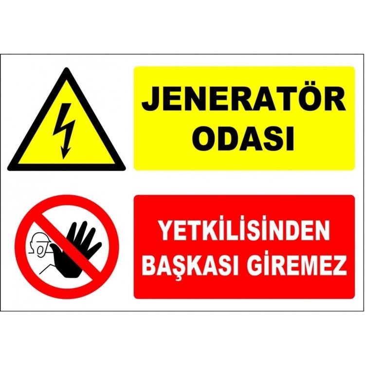 Dikkat Jeneratör Odası Yetkilisinden  Başkası Giremez