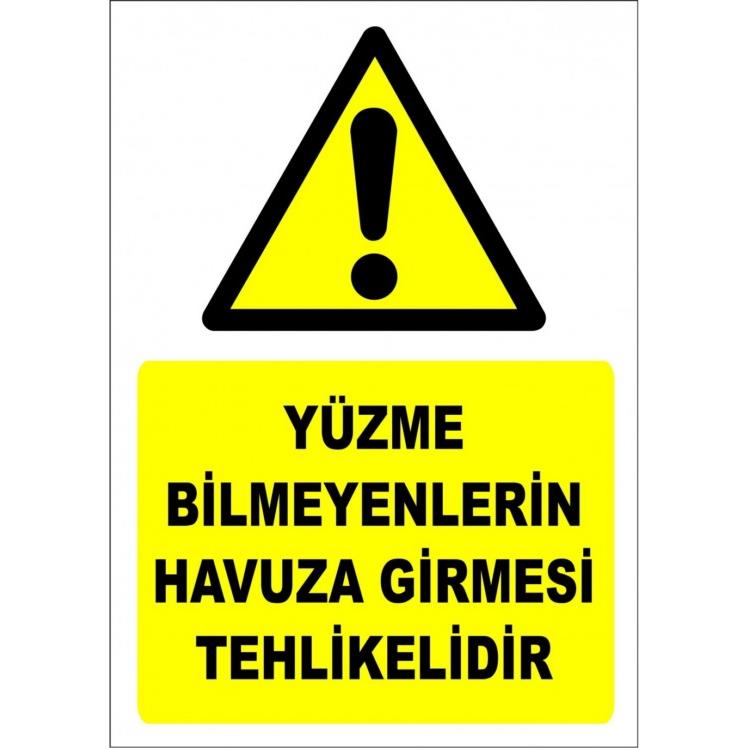 Yüzme Bilmeyenlerin Havuza  Girmesi Tehlikelidir