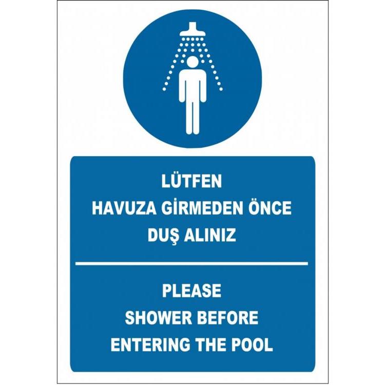 Havuza Girmeden Duş Alınız